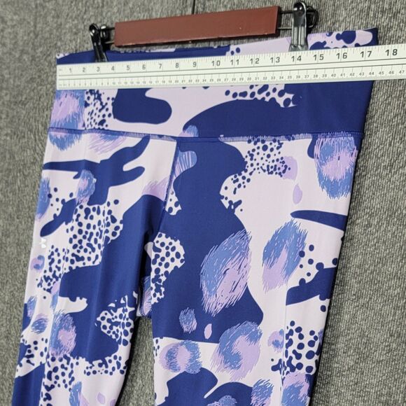 Under Armour Leggings Womens XL Bluish Purple Breathelux Print Athletic #1366941 - Picture 4 of 14